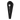 Front view of the Token Hand Pipe, a dark-colored pipe with a sleek, minimalist design and smooth contours.
