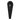 Front view of the Token Hand Pipe, a black, handheld pipe with a simple, streamlined design.