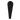 Front view of the Token Hand Pipe, a sleek, black pipe with a minimalist design against a plain white background.