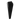 Front view of the Token Hand Pipe, a sleek, black pipe with a simple, curved design against a plain white background.