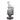 The Tropicalia Pineapple Dab Rig is shown in a side view, with its clear glass construction reflecting light on a dark surface.