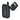 A close-up, angled view of the VLT 510 Vape Battery Lighter with a sleek, black finish and minimalist design.