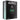 Front view of the AERIS Vaporizer, a sleek, black device displayed against a dark, textured background.