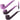 Three angled profile views of the Pulsar 510 DL Pipe Variable Voltage Cartridge Vape | Thermo Series | 650mAh showing a pink-to-deep-plum color-shift finish on a white background