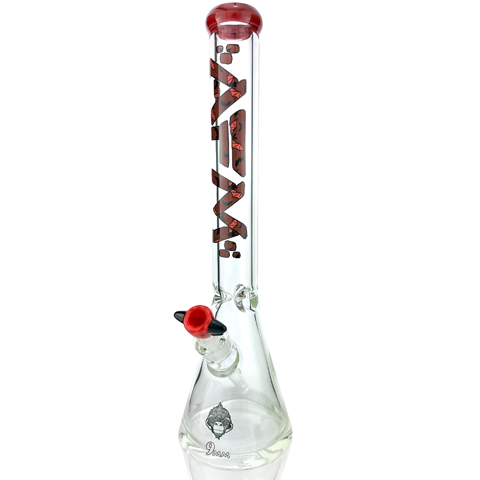 18" Vampire 9mm Glass Beaker Bong