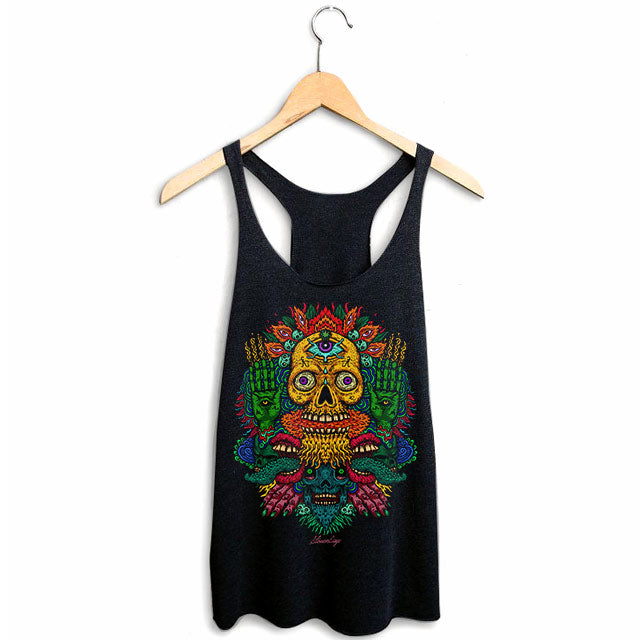 Voodoo Mary Janes Spell Racerback Tank Top