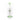 Front view of the Tornado Vortex Rig, a clear glass rig with a rounded base and simple stem.