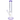 A straight-on view of the Cali Cloud X 9mm 16-inch water pipe, showing its clear glass construction and simple cylindrical form.