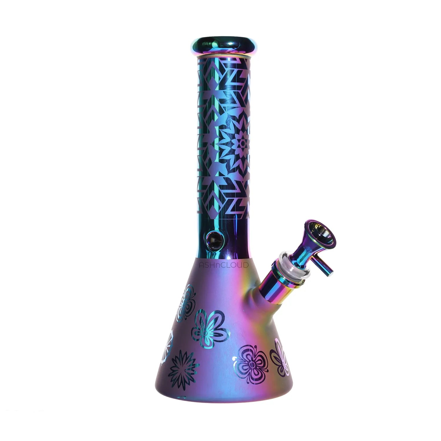 DankStop Electro Plated Beaker Bong - 10 in.