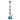 Tall, centered view of the DankStop Triple Chamber Mushroom Perc Beaker Bong - 22 in. showing three purple mushroom percs and blue-ringed base