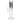 A front view of the 10-inch Do Not Panic Straight Tube with Tree Perc, showcasing its pink-tinted glass and straight tube design.
