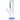 Front view of the 10-inch Stoner Mom Straight Tube with Honeycomb Perc, showcasing its blue glass and simple cylindrical form.