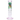 A front view of the 10-inch Stoner Mom Straight Tube with Honeycomb Perc, showcasing its clear glass construction and simple cylindrical form.
