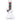 A front view of the 7-inch Dazzling Diamond Beaker with Colorful Tube, showcasing its clear glass and vibrant, patterned central tube.