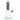 A front view of the 7-inch Dazzling Diamond Beaker with Colorful Tube, showcasing its colorful accents against clear glass.