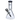 Front view of the Cali Cloud X 7mm 12-inch beaker, displaying a colored mouthpiece and clear glass construction.