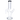 Front view of the 14-inch Zig Zag Straight Tube Water Pipe, showcasing its clear glass construction and simple cylindrical shape.