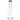 A front view of the 14-inch Zig Zag Straight Tube Water Pipe, showing the clear glass tube with a gently curved design.
