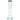 Front view of the 14-inch Zig Zag Straight Tube Water Pipe, showing a clear glass tube with a simple, cylindrical design.