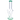 Front view of the 14-inch Zig Zag Straight Tube Water Pipe, showcasing its clear glass construction and simple cylindrical form.