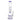 Vertical front view of the DankStop Inline Glass Ball with UFO & Circ Perc Bong - 16 in., clear glass with purple accents and visible inline UFO percolator.