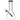 A front view of the 10-inch 9mm Flat Base Beaker Water Pipe, showing its clear glass construction and simple, cylindrical shape.