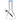 A front view of the 9mm 10-inch Flat Base Beaker Water Pipe, displaying its clear glass construction and simple beaker shape.