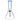 Front view of the 9mm 10-inch Flat Base Beaker Water Pipe, featuring a clear glass construction and a simple, cylindrical shape.
