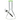 A front view of the 9mm 10-inch Flat Base Beaker Water Pipe, showcasing its clear glass construction and simple, cylindrical shape.