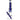 Pulsar Pulsar Chillr Glycerin Beaker Glass Bong - 13" / 14mm F / Blue