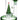 Pulsar Pulsar Christmas Tree Perc Glass Straight Tube Bong - 13" / 14mm F