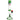 Pulsar Pulsar Christmas Tree Perc Glass Straight Tube Bong - 13" / 14mm F