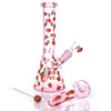Pulsar Fruit Series Strawberry Cough Herb Pipe Glow Duo - 10" / 14mm F