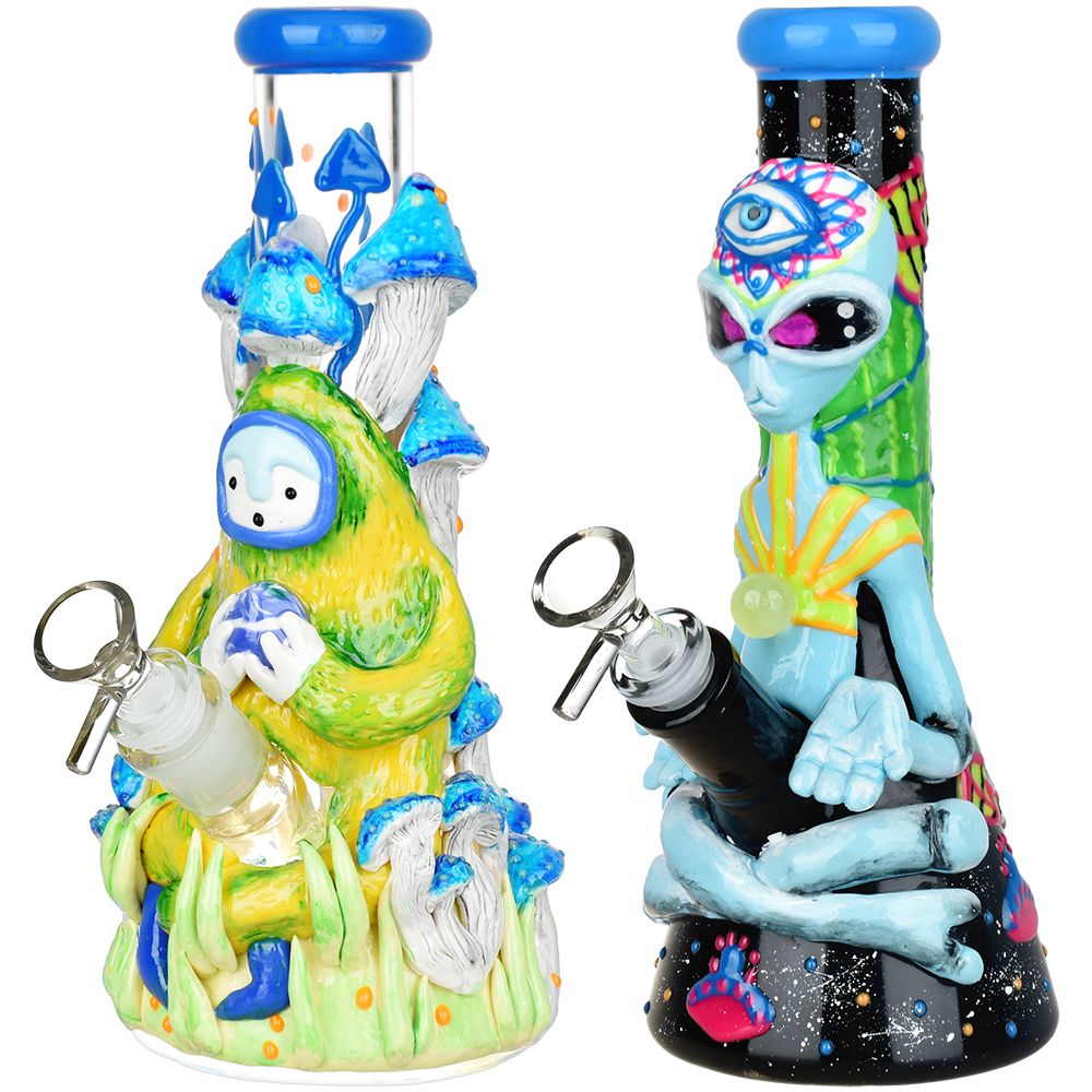 Artist Series Glow Beaker Water Pipe