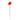 Straight-on view of the Pulsar Fruit Series Strawberry Cough Glow In The Dark Dab Rig Kit - 8" / 14mm F showing a thin pink glass dabber topped with a red strawberry-shaped glass tip against a white background