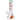 Front view of the 10-inch Flower Decal Water Pipe, showcasing a clear glass beaker with a colorful floral decal design.