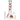 Front view of the 10-inch Flower Decal Water Pipe, displaying colorful floral decals on clear glass.