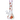Front view of the 10-inch Flower Decal Water Pipe, a clear glass beaker with a colorful floral decal design.