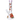 Front view of the 10-inch Flower Decal Water Pipe, showcasing a clear glass body decorated with a colorful floral decal pattern.