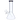 Front view of the 8-inch 4mm Beaker with Colored Mouthpiece, showcasing its clear glass construction and simple beaker shape.