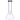 Front view of the 8-inch 4mm Beaker with Colored Mouthpiece, showing its clear glass construction and simple beaker shape.