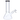A front view of the 8-inch 4mm Beaker with Colored Mouthpiece, showcasing its clear glass construction and angled display.