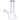 Front view of the 8-inch 4mm Beaker with Colored Mouthpiece, displaying its clear glass construction and simple beaker shape.