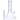 A front view of the 12-inch 9mm Beaker with Ice Pinch, showcasing its clear glass construction and simple beaker shape.