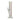 A front view of the Ric Flair Drip Straight Tube Water Pipe, featuring a clear glass tube with a simple, elongated design.