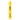 Close-up vertical view of the bright yellow BIGFUN! High-Lighter Vaporizer showing its glossy cylindrical body and black logo along the shaft.