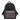 Backpack is shown in a front view against a plain white background, displaying its dark color and simple, streamlined design.