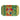 Top-down view of the colorful DankStop Cabana Cannabis Co.Tray-Parasol -Medium showing tropical leaves, fruit graphics, a small umbrella and a blue cannabis leaf on a green and yellow patterned background.