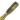 A close-up view of the Gold Digger Dabber, showcasing its metallic sheen and angled tip.