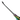 Close-up view of the anodized Mr. Dabalina Dabber, showcasing its sleek, metallic tip angled against a dark backdrop.